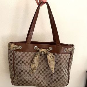 Chadwicks Brown and Tan Tote Bag
